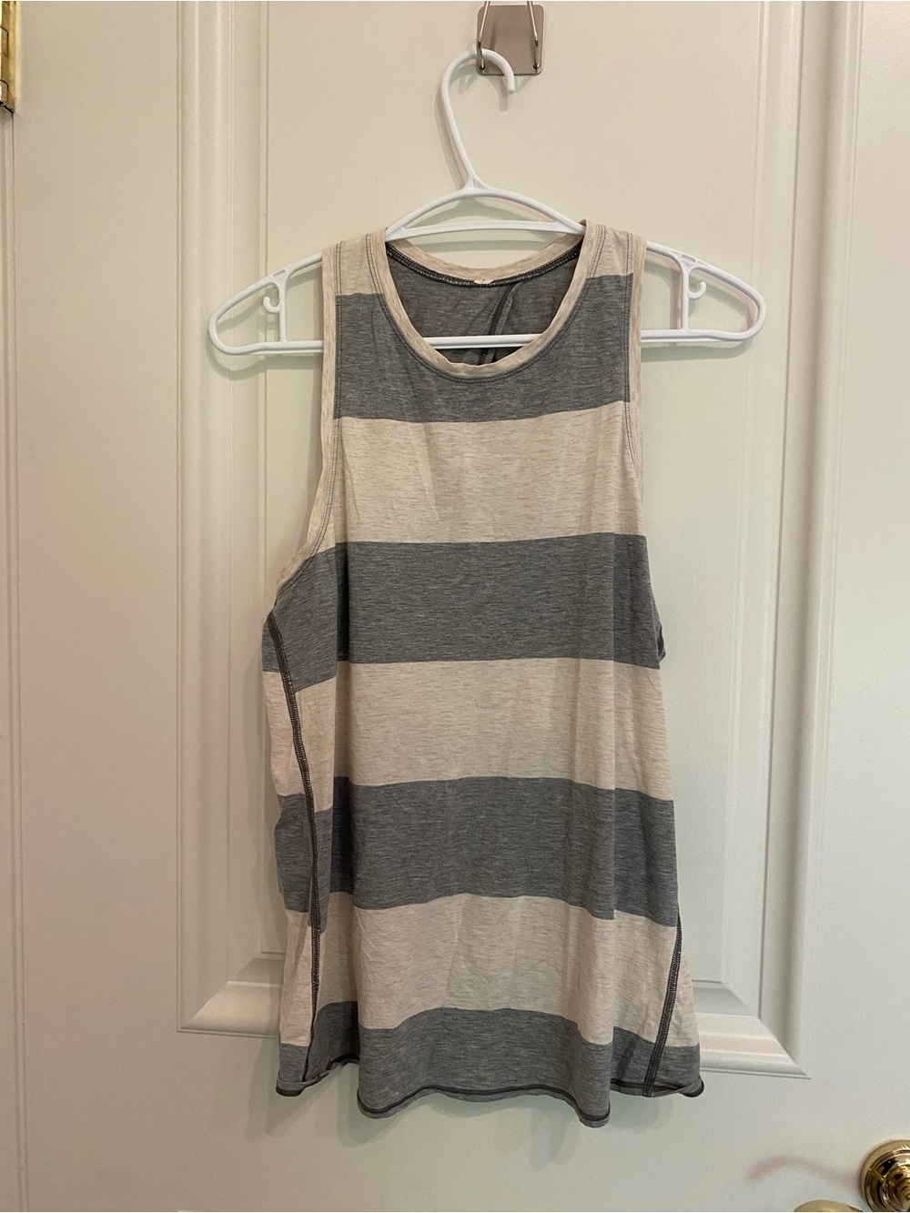 lululemon Striped Tank - open back